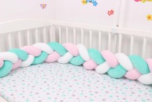 YappyKids Gum Art.111249 Trend Kokvilnas apmalīte bērna gultiņai  240 cm