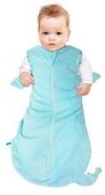 Wallaboo Sleepbag Art.SSA.0118.5706 Dragon Sky Blue Kokvilnas ietīšanas autiņš no 6 kg līdz 9 kg.
