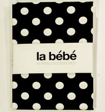 La Bebe™ Set 100x135/60x120/40x60 Art.111516 Dots Комплект детского постельного белья из 3х частей 100x135