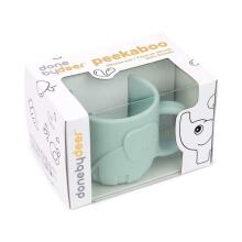 Done by Deer Peekaboo cup Elphee, Blue Чашка из силикона