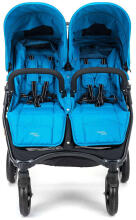 Valco Baby Snap Duo Art.9886 grey  Спортивная коляска для двойняшек