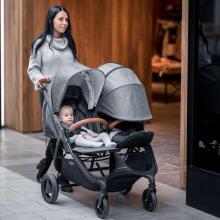 Valco Baby Snap Duo Art.9887 Cool Grey  Sporta rati dvīņiem