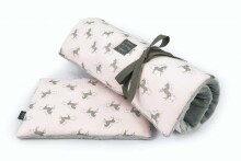 Flooforbaby Set for Stroller Art.112246 Grey Unicorn Комплект белья  - мягкое двухсторонее одеяло-пледик из микрофибры + подушка