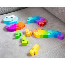 New Classic Toys Alphabet Art.10533 Детский деревянный пазл с алфавитом