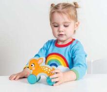Le Toy Van Dotty Deer  Art.PL099 Koka stumjama rotaļlieta