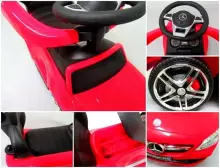 Aga Design Mercedes Benz Art.3288 Red Bērnu stumjamā mašīna ar rokturi