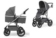 Moon'21  Nuova Air Art.63.960.550-302 Anthrazit Bērnu rati  ar kulbu