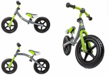 KinderKraft  2WAY Next Art.KKR2WNXGRE00AC  Green/Grey Tasakaalu jalgratas tarvikutega