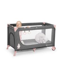 KinderKraft Joy Art.KKLJOYPNK000AC Pink  Двухярусная детская кроватка для путешествий