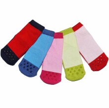 Weri Spezials Art.22001 BlueRed  Baby Socks Non Slips