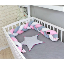 La bebe™ Velvet Border (220) Art.113014 Multicolor Gultas apmale pīta, 220 cm