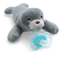Philips Avent Art.SCF348/14 Плюшевая игрушка с пустышкой Ultra soft 0-6 мес.