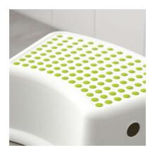 Made in Sweden Forsiktig Art.602.484.18  children's stool white/green