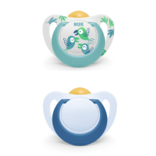 NUK Happy Days Art.SU51  Latex orthodontic pacifier 2pcs