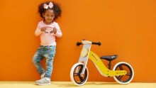 KinderKraft Balance Bike Uniq Art.KKRUNIQHNY0000 Honey Children's bike / runner with wooden frame