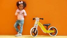 KinderKraft Balance Bike Uniq Art.KKRUNIQHNY0000 Honey  Детский велосипед/бегунок с деревянной рамой