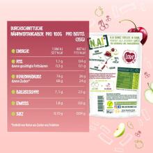 NA! Cherry/Apple Fruit Snack Art.113525 ķiršu/ābolu strīpas 35g