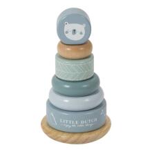 Little Dutch Ring Stacker Art.8013 Ocean Blue  Koka piramīda