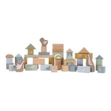 Little Dutch Buildings Blocks Art.7245 Forest Friends Koka klucīši  spainī