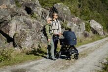 Emmaljunga Sento Max Outdoor Art.113608 Olive Stroller with cradle