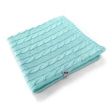 NordBaby Knitted Blanket Art.205679 Blue Haze  Dabīgas plediņš bērniem no bambusa, 70x100cm
