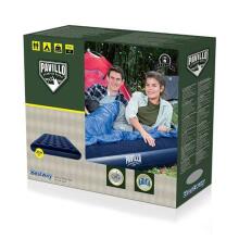 Bestway Flocked Air Bed Art.32-67002 Matracis divvietīgs piepūšams ar pārklājumu