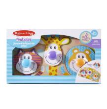 Melissa&Doug Peg Puzzle Safari Art.13439   Деревянный развивающий пазл для малышей
