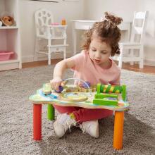 Melissa&Dough Jungle Activity Table Art.40122 Attīstošais kokas galdiņš