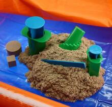 Kinetic Sand Castle Molds Art.113980  Kinetiskās smilšu formiņas