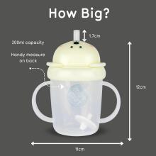 Tum Tum Baby Cup Art.TT5001   Детский поильник с cоломинкой с 6+ мес,200 мл