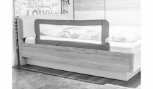 Fillikid Bed Rail  Art.214-97 Dark Grey  Защитный барьер для кроватки