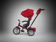 Bentley Trike Art.BN1R Dragon Red Bērnu interaktīvais trīsritenis piepūšamiem riteņiem, rokturi un jumtiņu