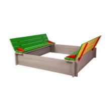 Folkland Art.114241 Песочница с крышкой из натуральной сосновой древесины