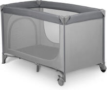Multifunctional Travel Cot with Mattress Art. 608159, up to 15 kg, Dark Grey