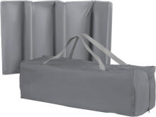 Multifunctional Travel Cot with Mattress Art. 608159, up to 15 kg, Dark Grey
