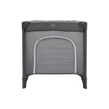 Multifunctional Travel Cot with Mattress Art. 608159, up to 15 kg, Dark Grey