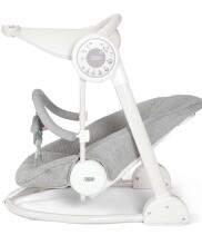 Mamas&Papas  Grey Melange Art.114666 Šūpuļkrēsls ar regulējamo ātrumu, mūziku un rotaļlietu loku