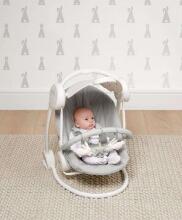 Mamas&Papas WTTW Art.114667 Šūpuļkrēsls ar regulējamo ātrumu, mūziku un rotaļlietu loku