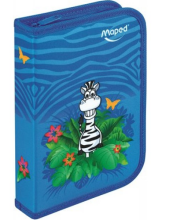 Maped Jungle Art.11865105 Penālis  ar skolas piederumiem