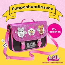 L.O.L. Surprise! plecu soma ar mirdzumu – Unicorn, Diva un Queen Bee dizains (melna un rozā)