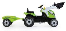 Smoby Farmer MAX Ekskavators ar piekabi uz pedāļiem 710109S