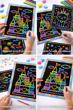 Happy Toys Scratch Art.9576 komplekts Dzelums