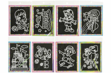 Happy Toys Scratch Art.9576 komplekts Dzelums