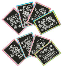 Happy Toys Scratch Art.9576 komplekts Dzelums