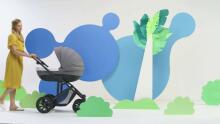 KinderKraft Prime Grey 2 in1 Art.KKWPRIMGRY0200  Universālie rati 2 in1
