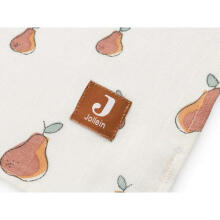 Jollein Muslin Pear Art.535-855-66031 Augstākās kvalitātes muslina ietināšanas autiņš no bambusa, 3 gb. (70x70 cm)