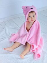 NordBaby Bath Towel Rabbit Art.204713 Bērnu frotē dvielis ar kapuci 100 x 100 cm