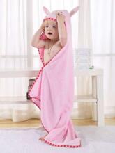 NordBaby Bath Towel Rabbit Art.204713 Bērnu frotē dvielis ar kapuci 100 x 100 cm