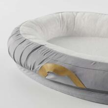 Voksi®  Baby Nest Art.116576 Dark Grey Flying  Ligzdiņa - kokons jaundzimušajiem Babynest