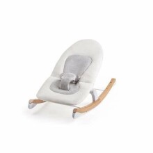 KinderKraft'20 Finio Art.KKBFINOWHT0000 Balta stilinga kūdikio supamoji kėdė 2-in-1